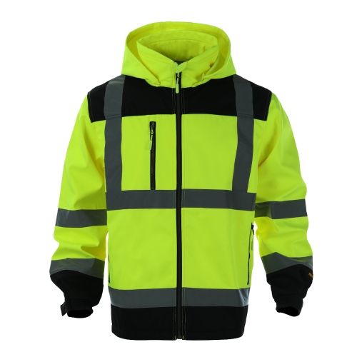 Foxa Impex Construction Reflective Clothes Safety Reflective Jacket High Visibility Workwear Safety Workers Bomber Waterproof Jacket